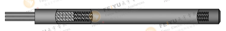 扁形加熱管結構圖03,盜用必究!